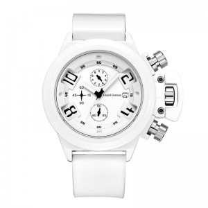 Značka Daniel Gormantop Luxury Sport Watch Men Vojenské hodinky Blue Rubber popruh Automatické vodotěsné hodinky RM2208