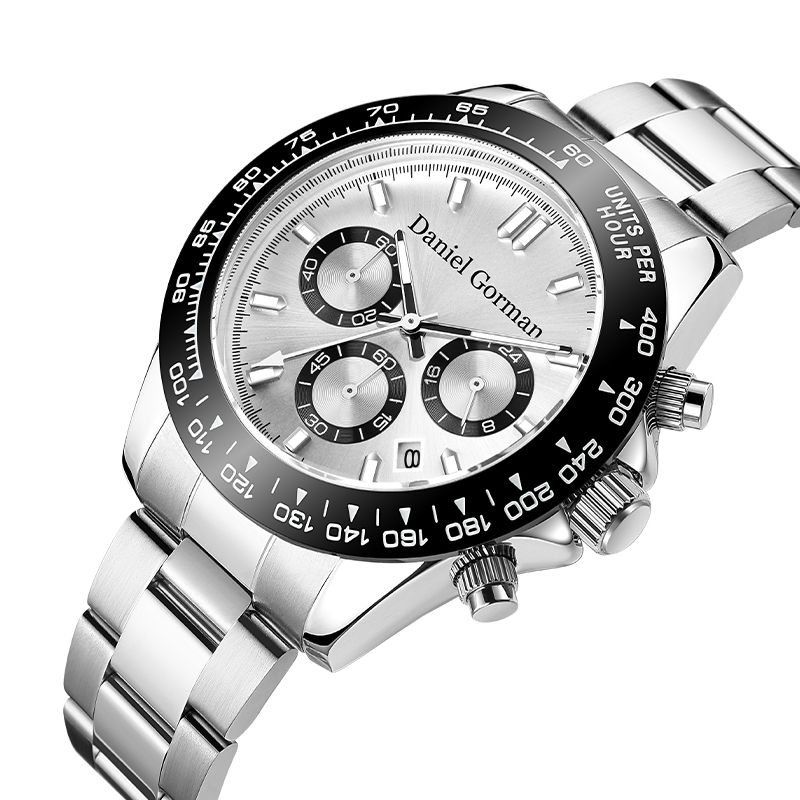 Daniel Gorman Brand Whoresales popruh luxusní pánské hodinky světelné 30 m vodotěsné chronograf Quart hodinky