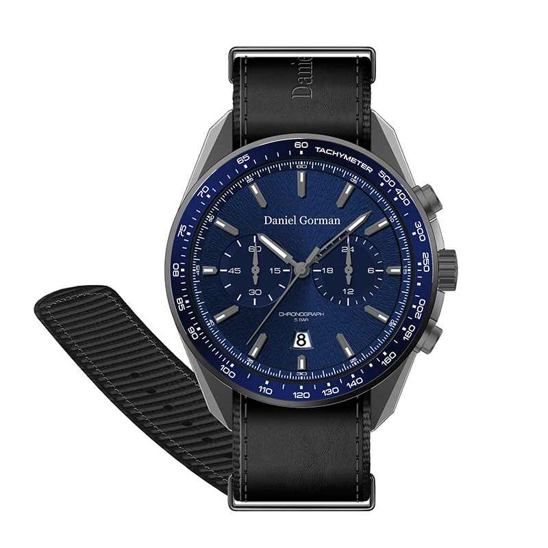 2022 Daniel Gormandg9005 Luxusní muži sledují vlastní logo automatickénáramkové hodinky znerezové oceli Mechanické hodinky