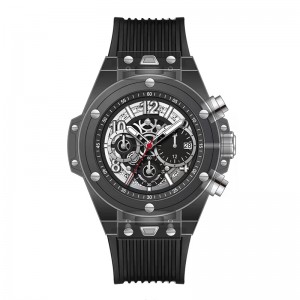 Daniel Gormanrm2209 Automatické akrylové průhledné design Men \\\\\'s Quartz Watch Waterproof Men \\\\\'s Watch Business Watch Men\'\'s Watch